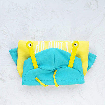 Pet bug cotton costume hoodie for small pets