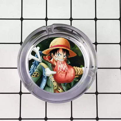 Luffy/Zoro/Sanji Glass Ashtray - Set Sail on Smoky Seas