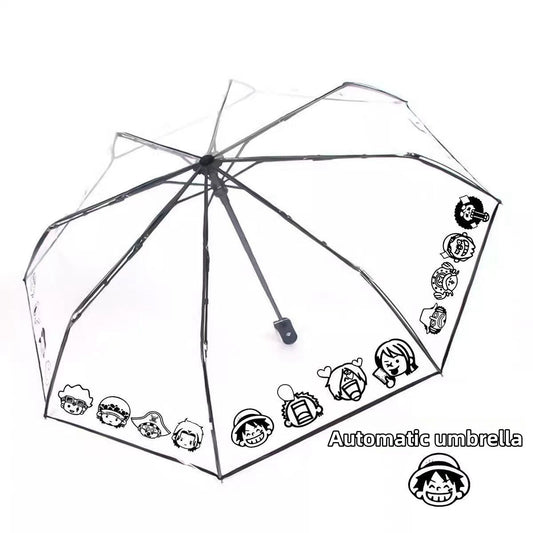 Luffy/Zoro Carry Your Pirate Dream with Transparent Umbrella - Straw Hat Crew by Your Side