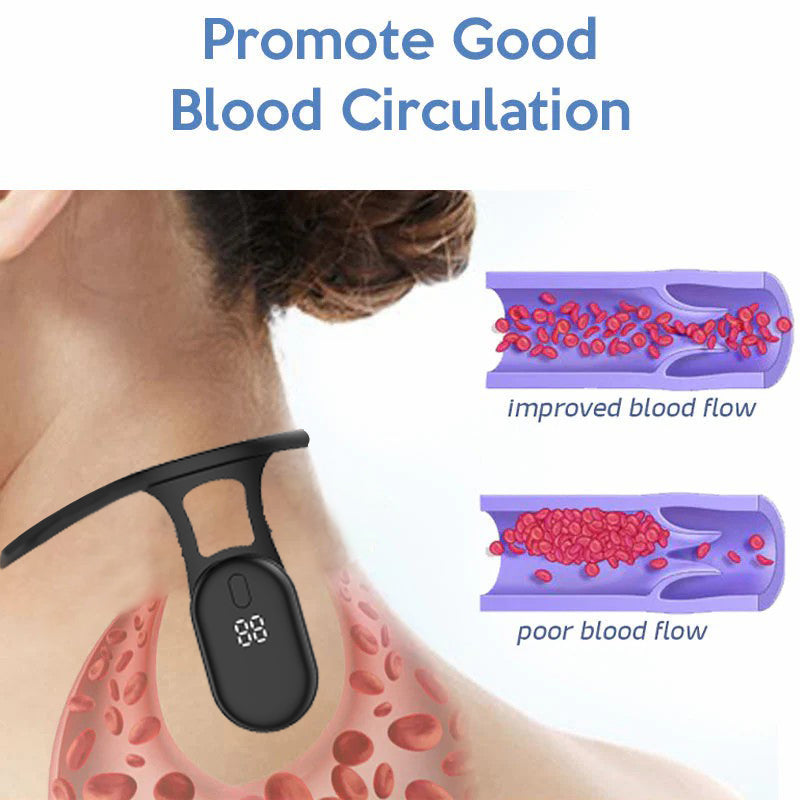 Dispositivo de relajación linfático ultrasónico portátil para el cuello 