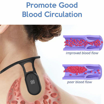 Dispositivo de relajación linfático ultrasónico portátil para el cuello 