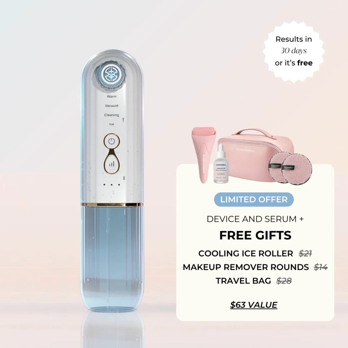 Pore Cleanse: Hydration Handset & Hydra Soothe Serum Kit