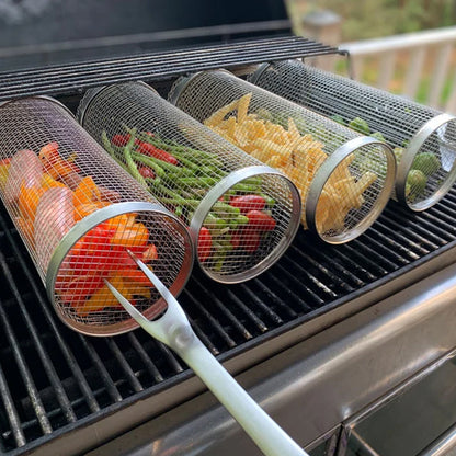 Cesta para parrilla de barbacoa