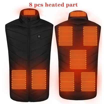 Heated Vest Coat Washable Usb Charging Electric
