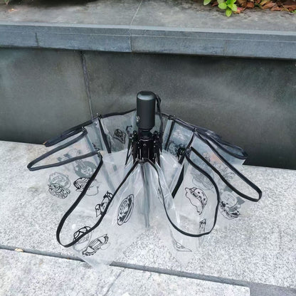 Luffy/Zoro Carry Your Pirate Dream with Transparent Umbrella - Straw Hat Crew by Your Side