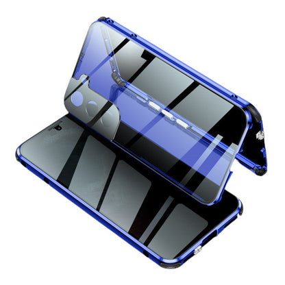 Funda magnética de metal para teléfono Samsung, antiespías, para Note y series S
