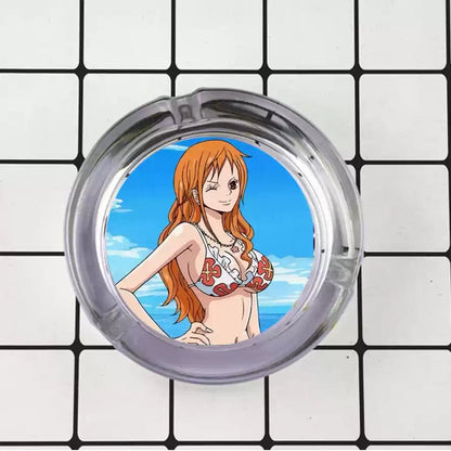 Luffy/Zoro/Sanji Glass Ashtray - Set Sail on Smoky Seas