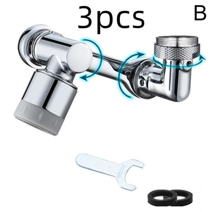 Aireador de grifo giratorio universal de 1080 grados Extensor de grifo multifunción Ducha giratoria universal resistente a salpicaduras