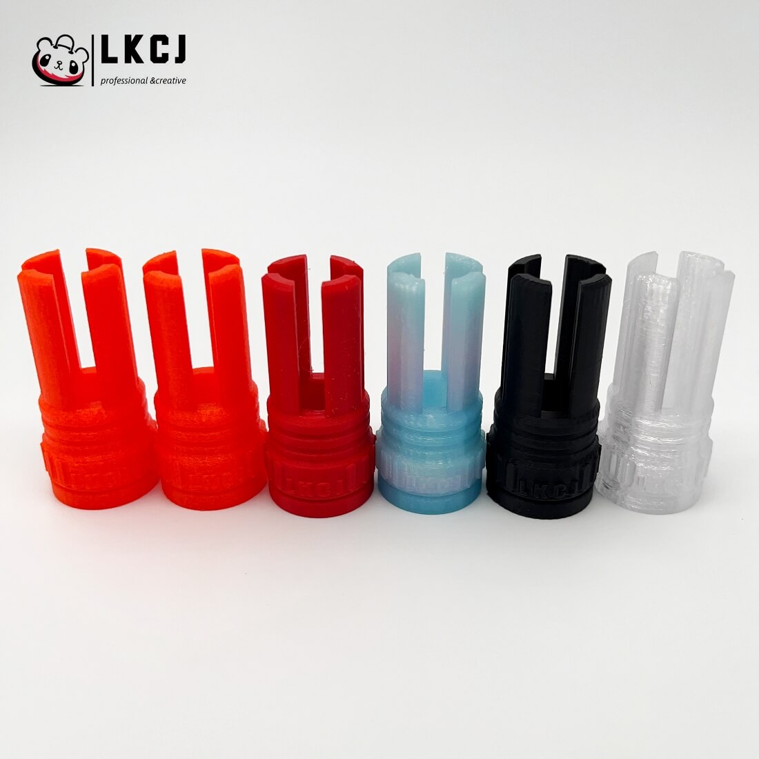 High Quality 3D Printed Orange Tips 6 PC Set 14MM CCW