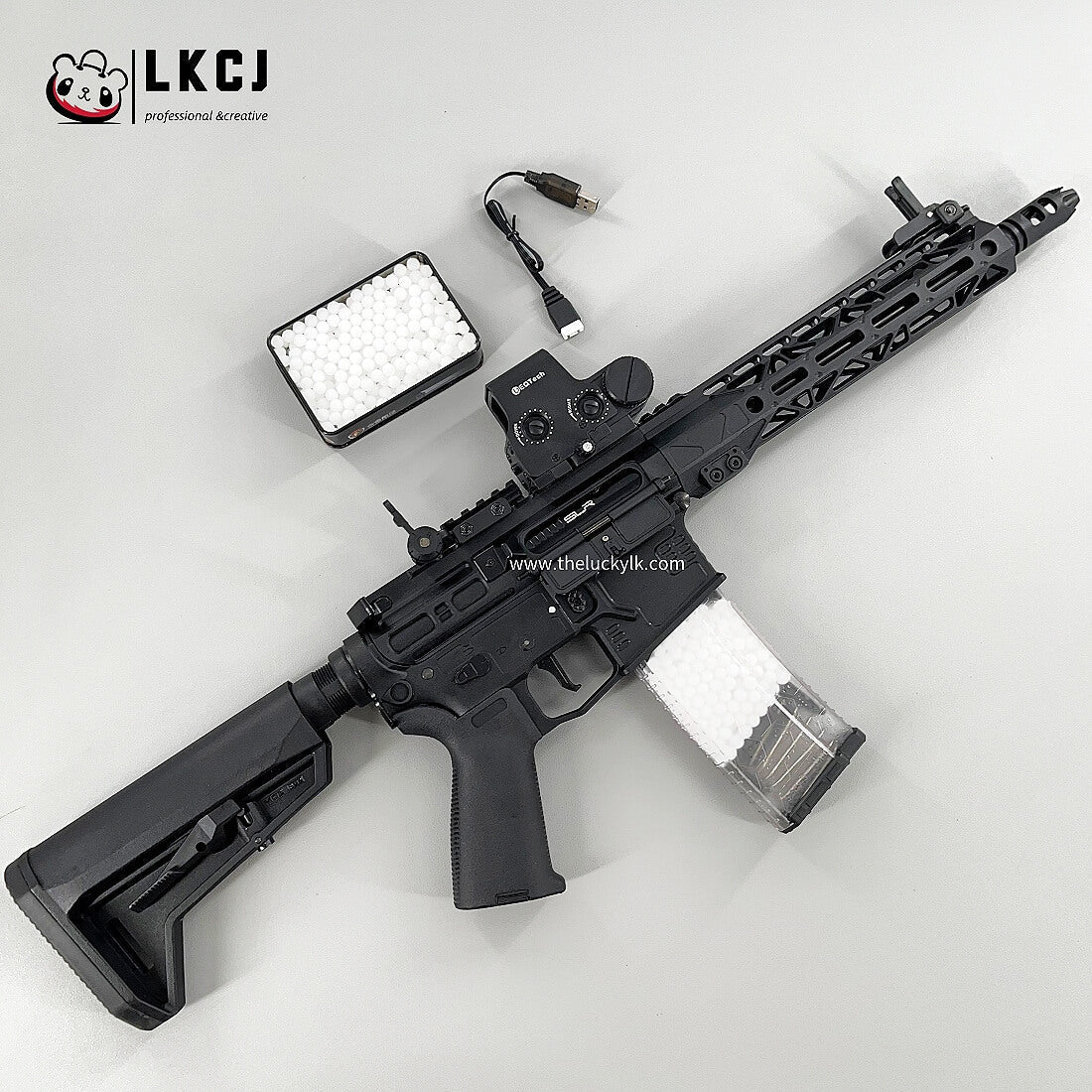 New SLR Precision Shooting Gel Blaster Fast Mode 11.1V Battery Recommended Age 18+