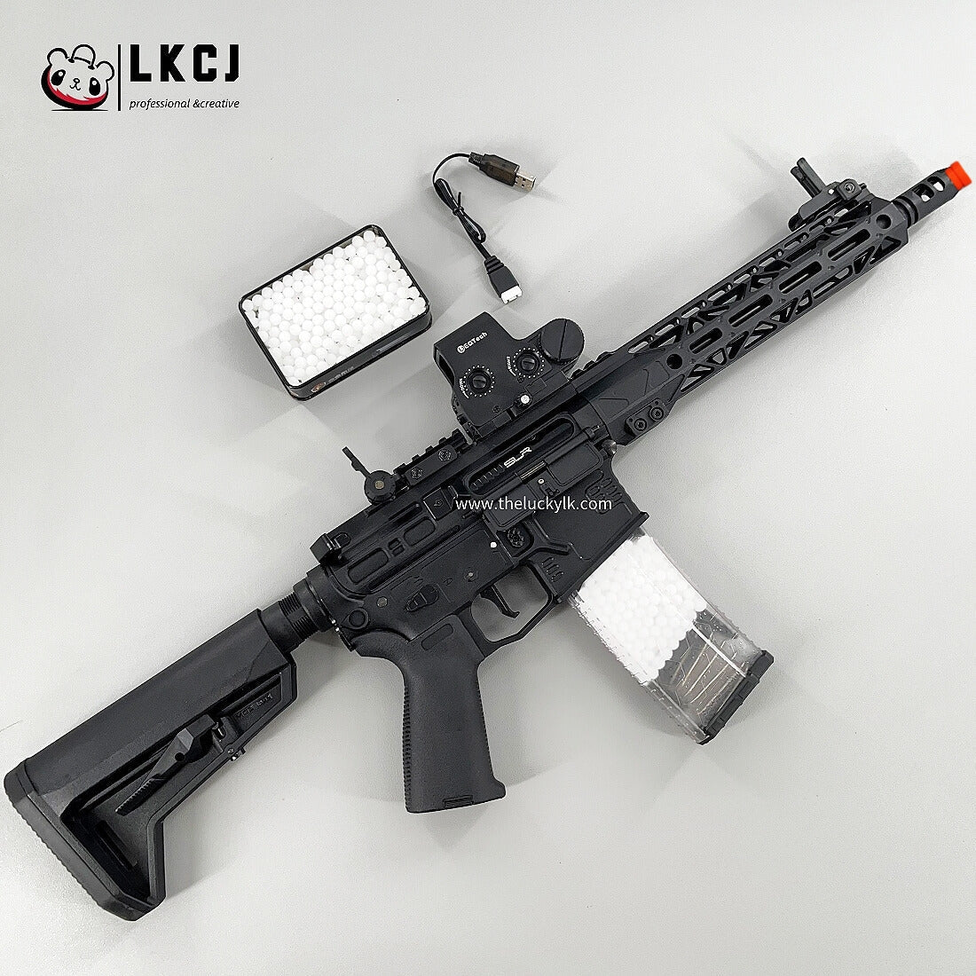 New SLR Precision Shooting Gel Blaster Fast Mode 11.1V Battery Recommended Age 18+