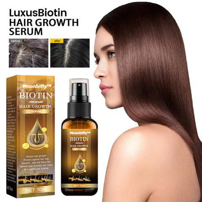 (🔥LETZTER TAG VERKAUF - 80 % RABATT) Moonbiffy™ Biotin Premium Haarwuchsserum 