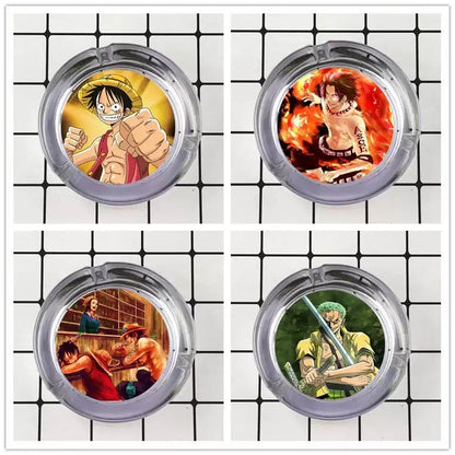 Luffy/Zoro/Sanji Glass Ashtray - Set Sail on Smoky Seas