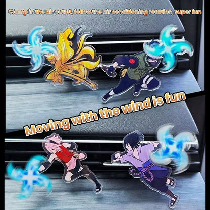 Sasuke/Kakashi/Sakura Character Modeling Car air conditioning decoration - Rotating Rasengan Design