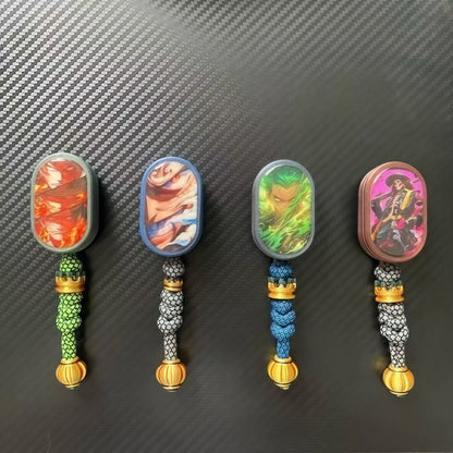 Luffy/Zoro/Ace Anime - Themed EDC Push Card Stress Relievers - Eye - catching Designs