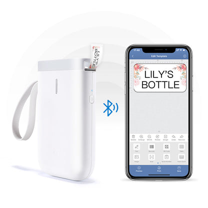 Impresora de etiquetas D11 con Bluetooth para uso doméstico, máquina de etiquetas que no seca, impresión rápida