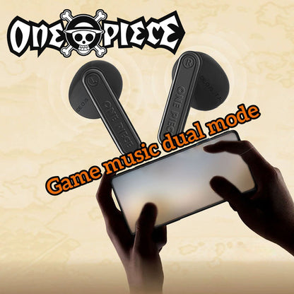 Luffy themed Metal Charging Case Bluetooth Earbuds - Listen to beautiful music together