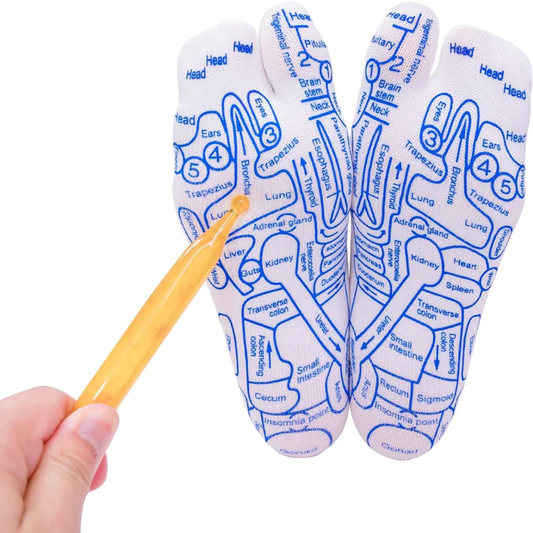 Calcetines de reflexología con herramienta de masaje™