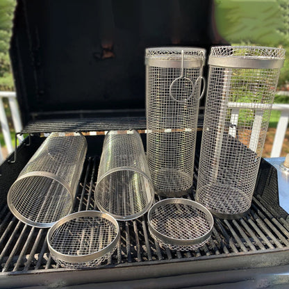 Cesta para parrilla de barbacoa