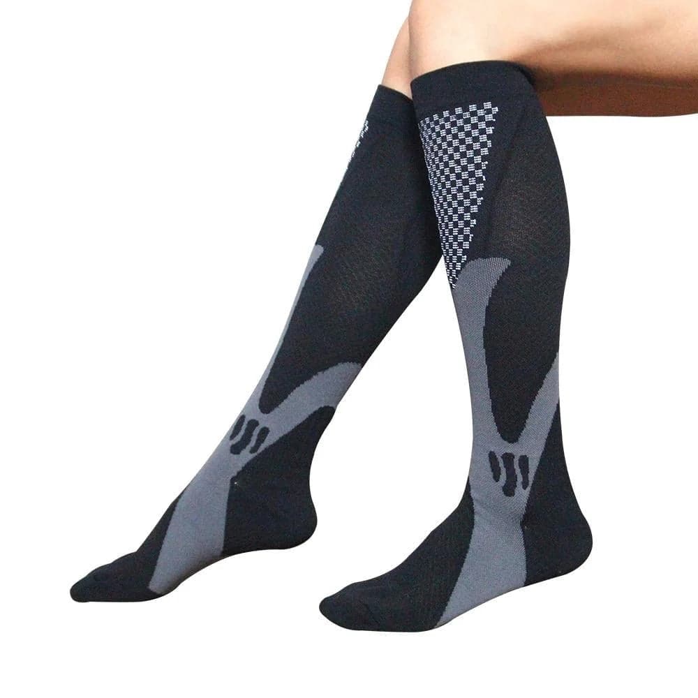 Socken mit hoher abgestufter Kompression