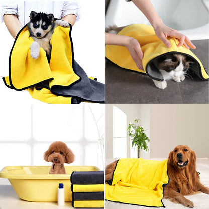 Toalla para mascotas de secado rápido