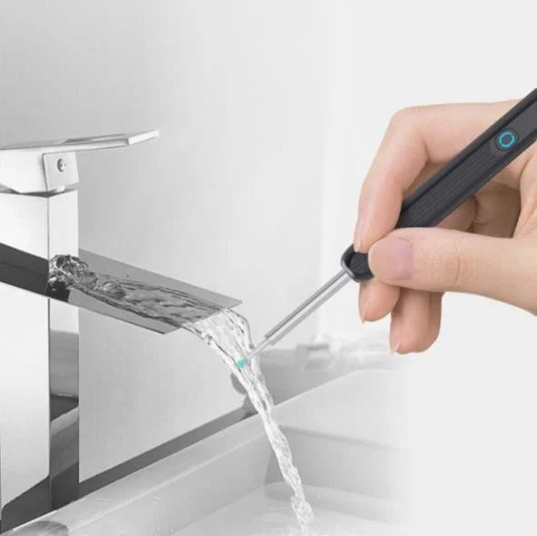 Cuchara para quitar la cera de los oídos con wifi, carga USB 1296P HD 