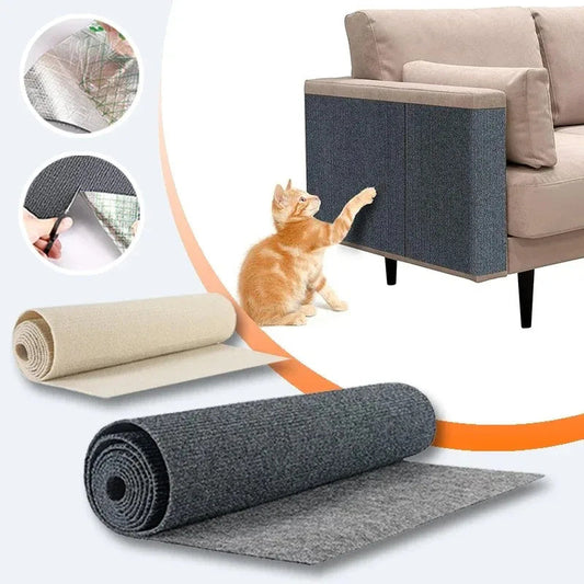 Rascador autoadhesivo para gatos: protector de sofá