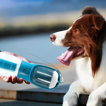 Taza de agua para perros, bebida, comida, bolsa de basura