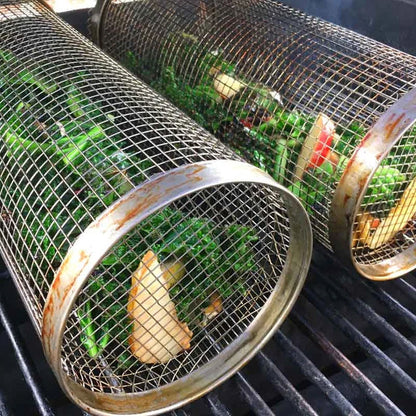 Cesta para parrilla de barbacoa