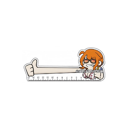 Luffy/Zoro/Nami/Sanji Cute Character Modeling Ruler - Measure the distance you dream of sailing