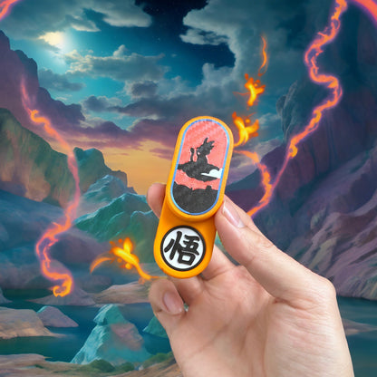 Son Goku Anime - Themed EDC Push Card Stress Relievers - Eye - catching Designs