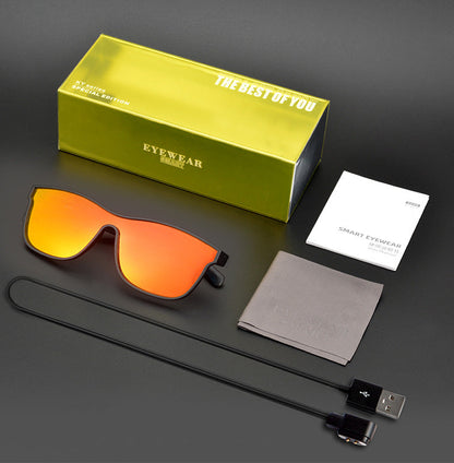 Las gafas espía inteligentes con Bluetooth hacen llamadas en el oído