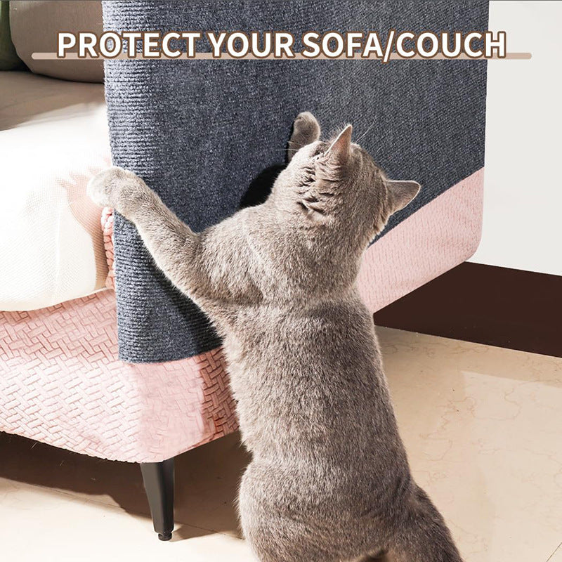 Rascador autoadhesivo para gatos: protector de sofá