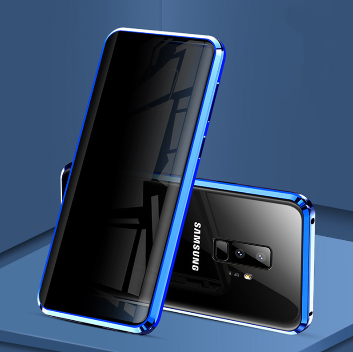 Funda magnética de metal para teléfono Samsung, antiespías, para Note y series S