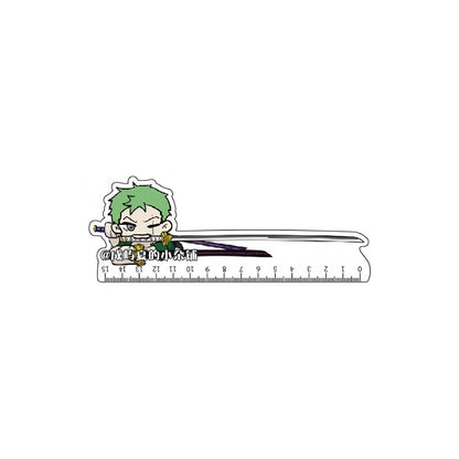 Luffy/Zoro/Nami/Sanji Cute Character Modeling Ruler - Measure the distance you dream of sailing