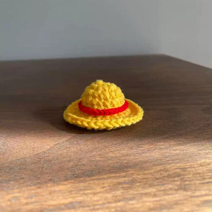 Luffy/Ace/Sabo/Chopper theme Handmade DIY knitted hats - Hands-on creation of exclusive Pirate hats