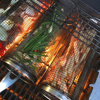 Cesta para parrilla de barbacoa