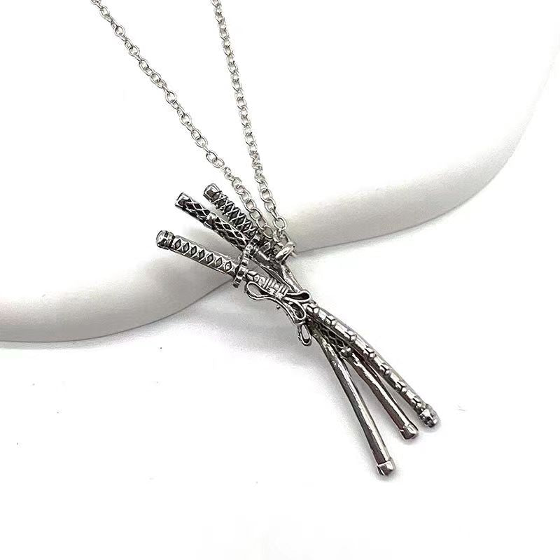 Luffy/Zoro/Ace Cool metal necklace - Wear it as if you have mystical powers