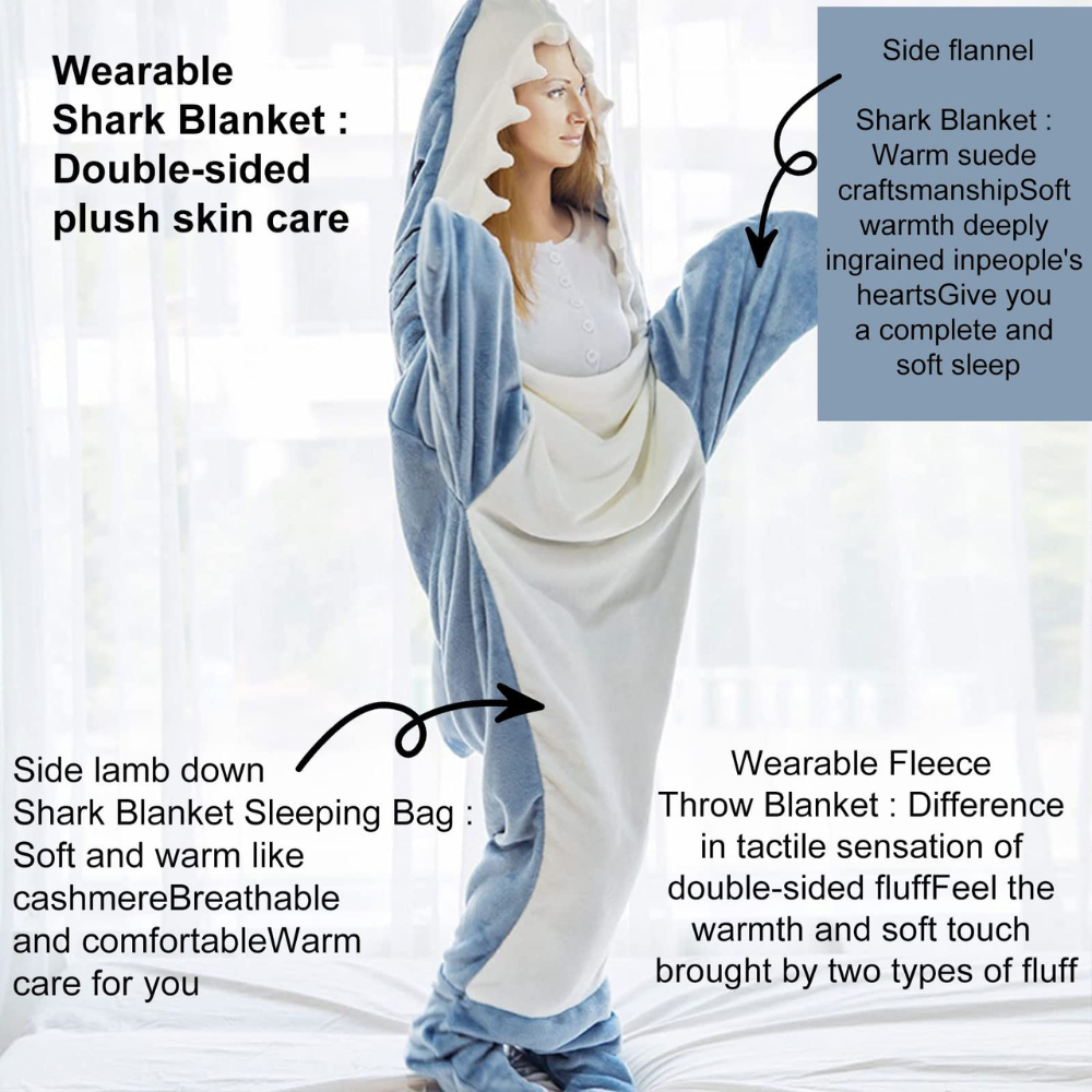 Kuscheldecke Sharkie