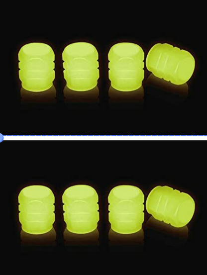 Tapa de válvula luminosa para automóviles y bicicletas Cubierta de núcleo luminoso para válvula de neumático de vacío