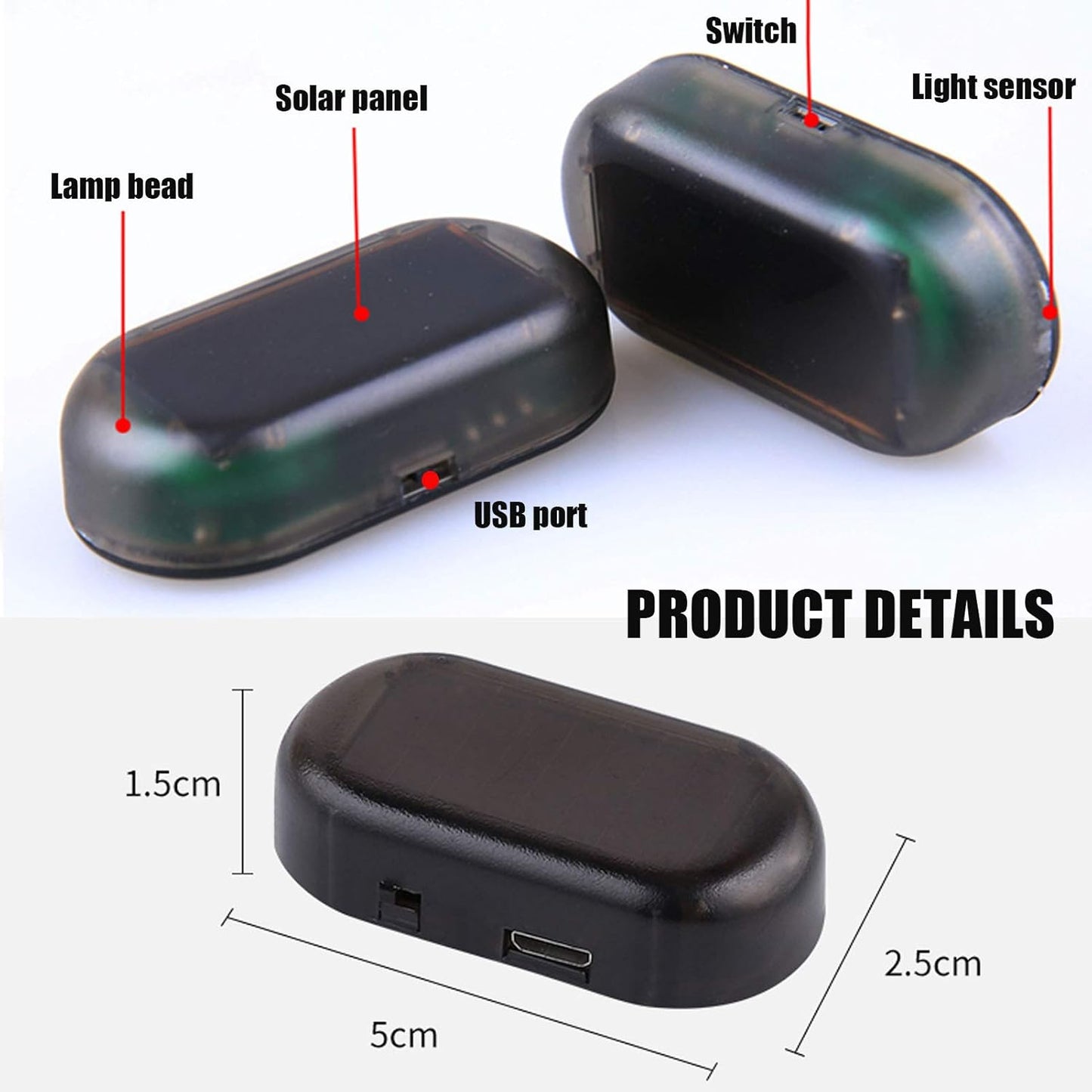 Auto-Gefälschtes Sicherheitslicht
