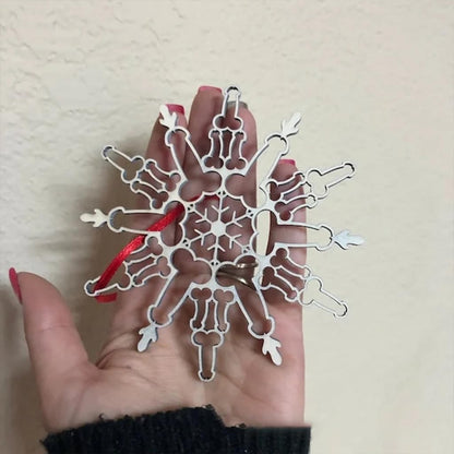 Weiner Schneeflocken-Ornament