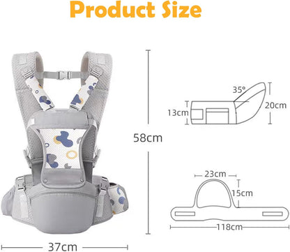 2025 Neuer ergonomischer Babytrage-Rucksack für Neugeborene