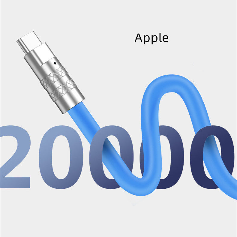 Cable de carga USB giratorio Apple y Type-C