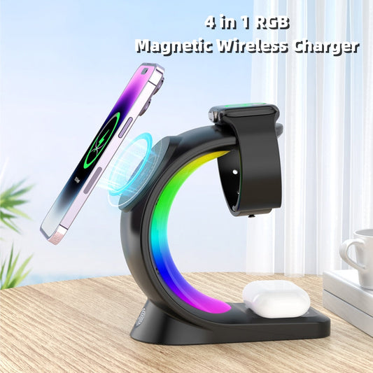 Cargador inalámbrico Atmosphere Light 4 en 1