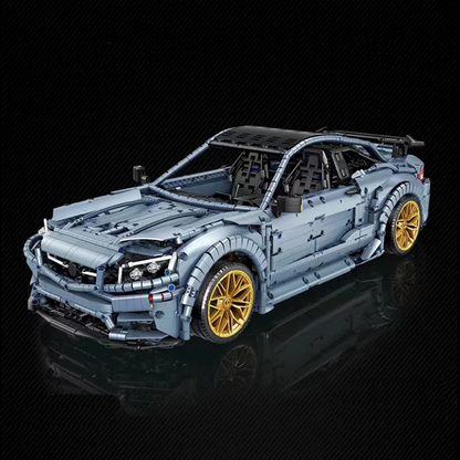 Satinblaues deutsches Coupé, 3919 Teile 