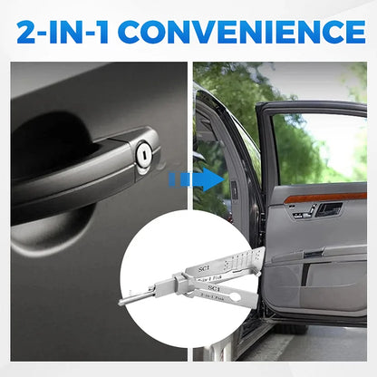 🔓️2-in-1-Schlüsselpick- und -Decoder-Tool 