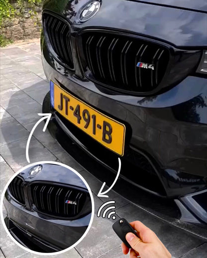 Einziehbarer Kennzeichenhalter