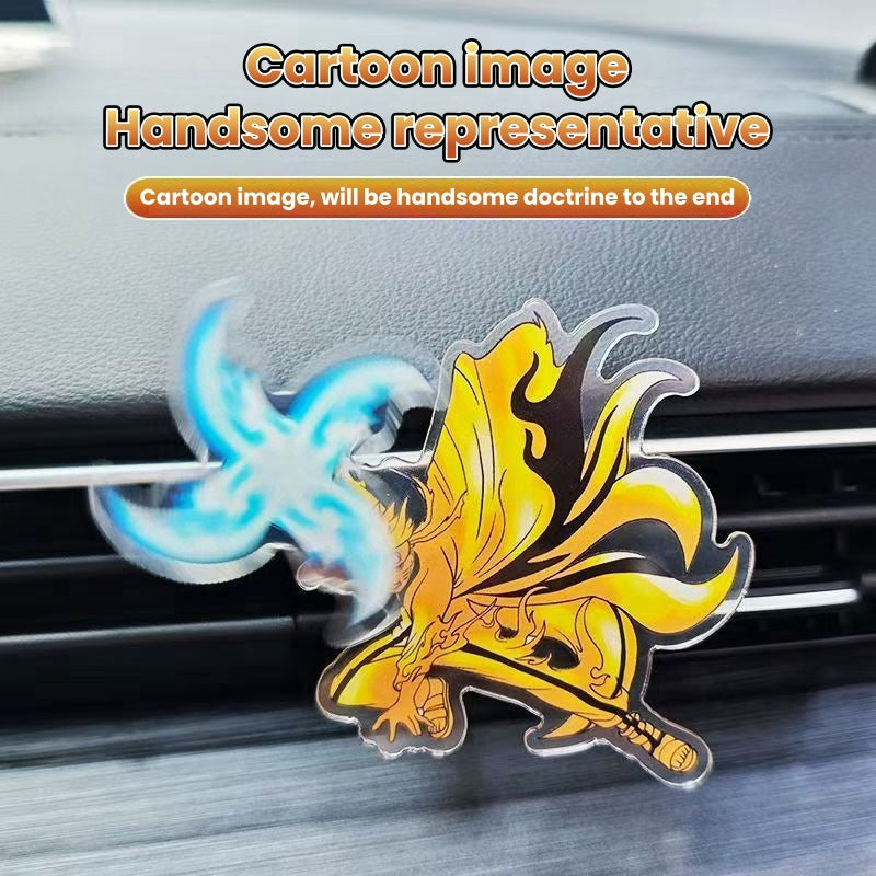 Sasuke/Kakashi/Sakura Character Modeling Car air conditioning decoration - Rotating Rasengan Design