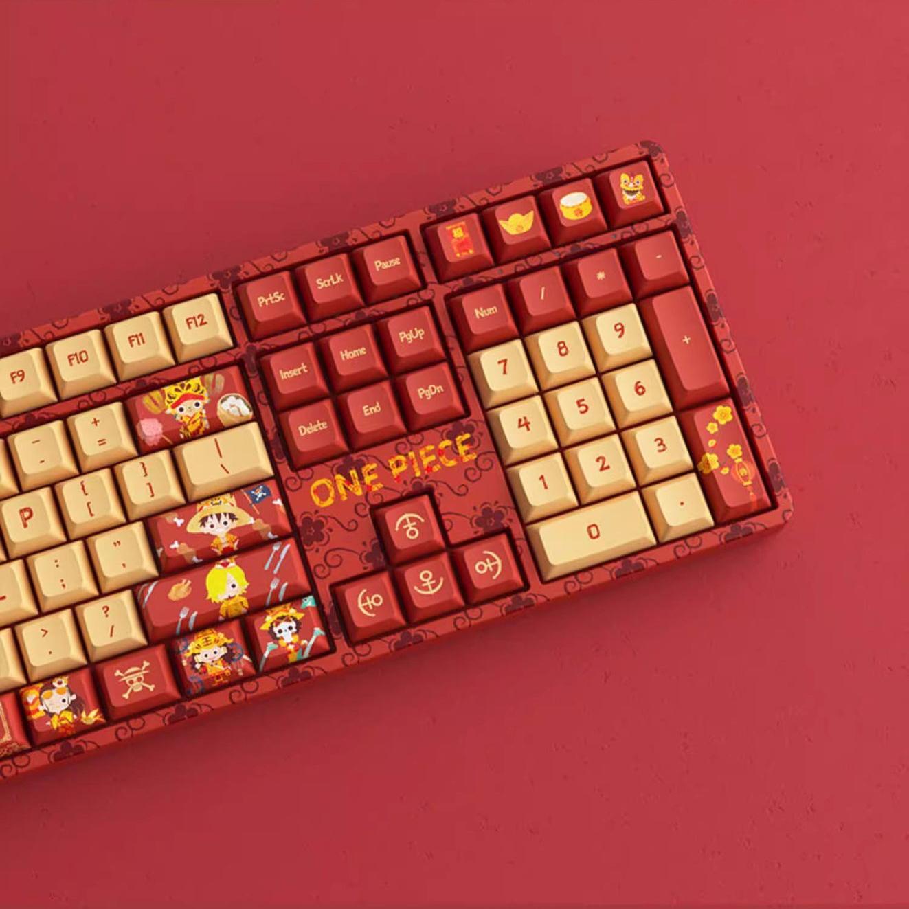 Luffy tri-mode connection RGB backlit mechanical keyboard